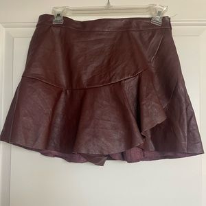 DOBE Leather Skirt